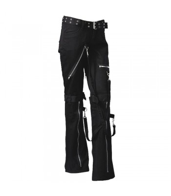 Men Gothic Black Pant Belt Style Dark Street Pant (2025)